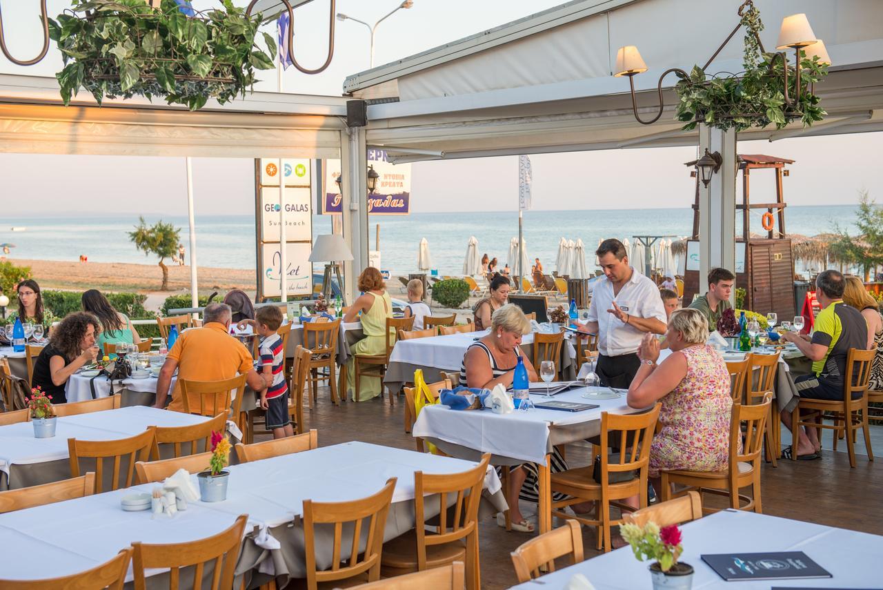 Georgalas Sun Beach Rooms Nea Kallikrateia Kültér fotó