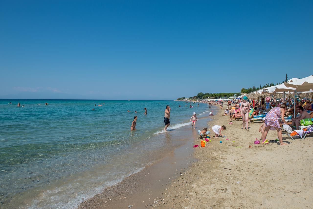 Georgalas Sun Beach Rooms Nea Kallikrateia Kültér fotó